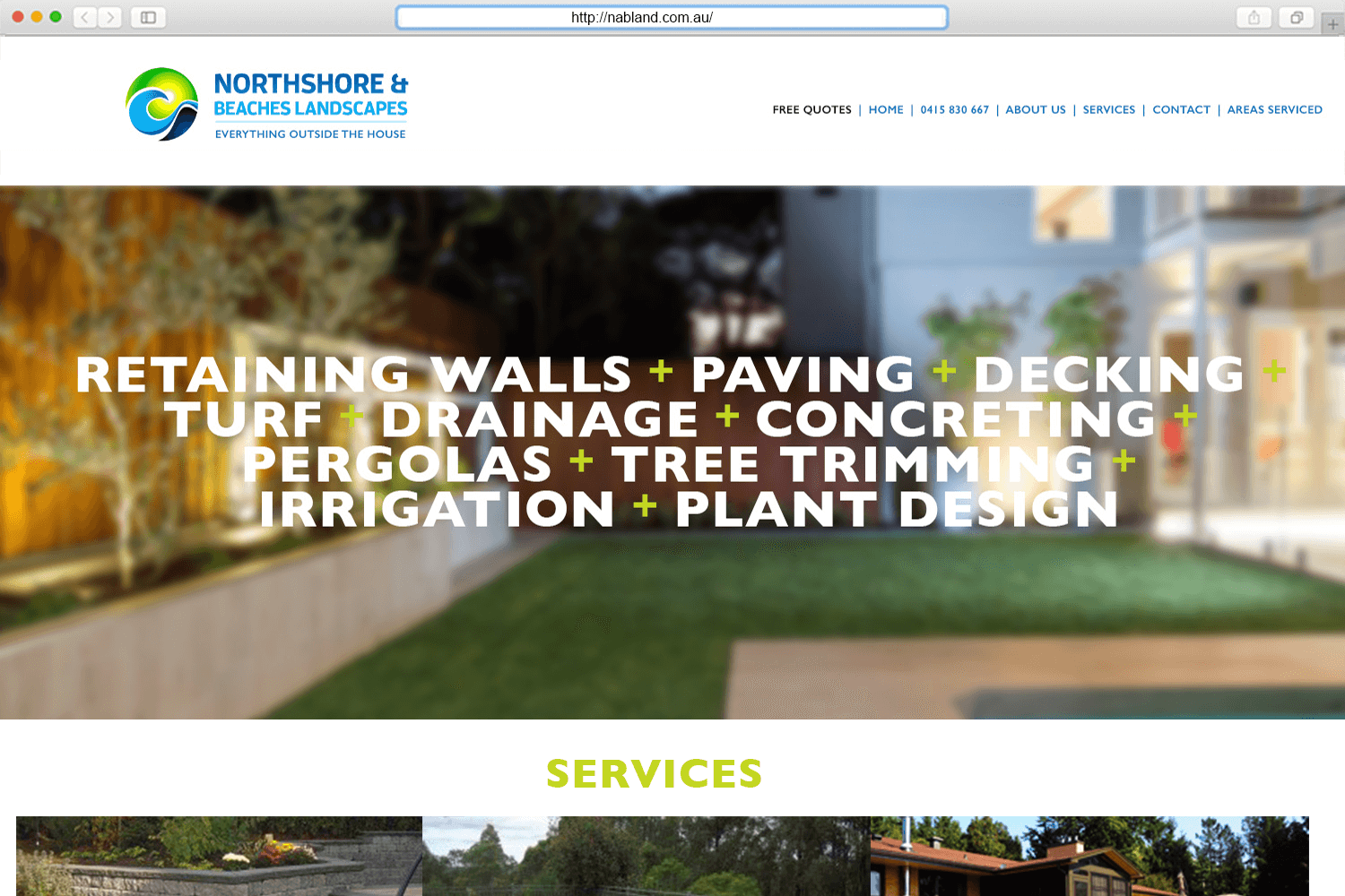 Business Rebrand - Northshore & Beaches Landscapes